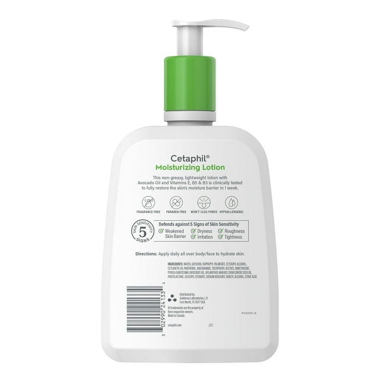 Cetaphil Moisturizing Lotion for All Skin Types 16 oz (Pack of 4)