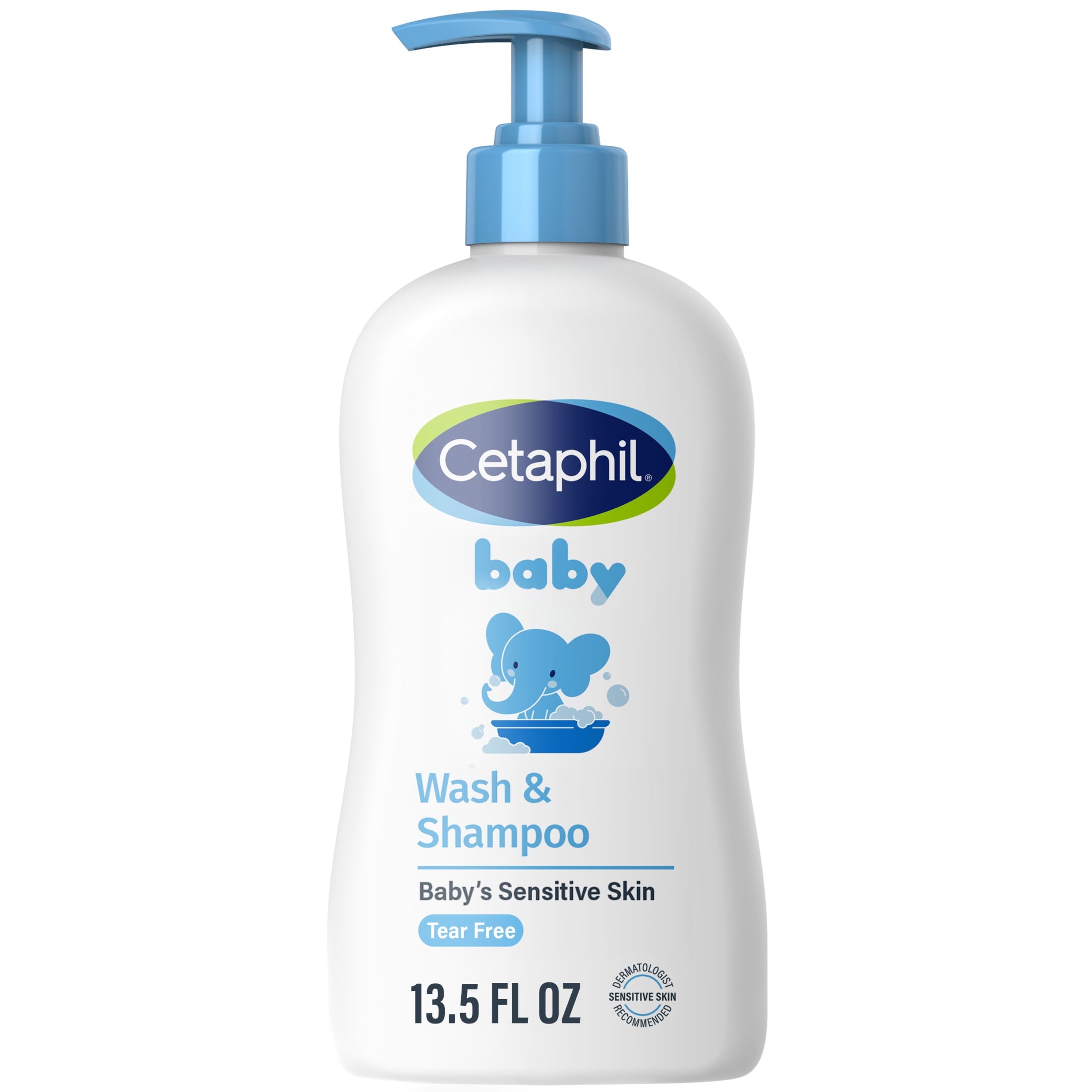 (3 pack) Cetaphil Baby Moisturizing Shampoo and Body Wash with Aloe Vera&nbsp;and Natural Calendula, 13.5 fl oz