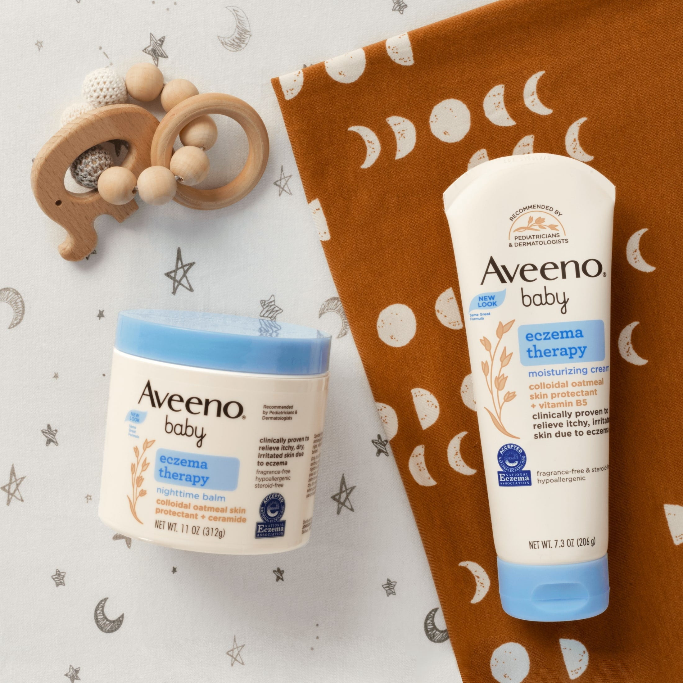 Aveeno Baby Eczema Therapy Nighttime Body Balm, Colloidal Oatmeal, 5.5 oz