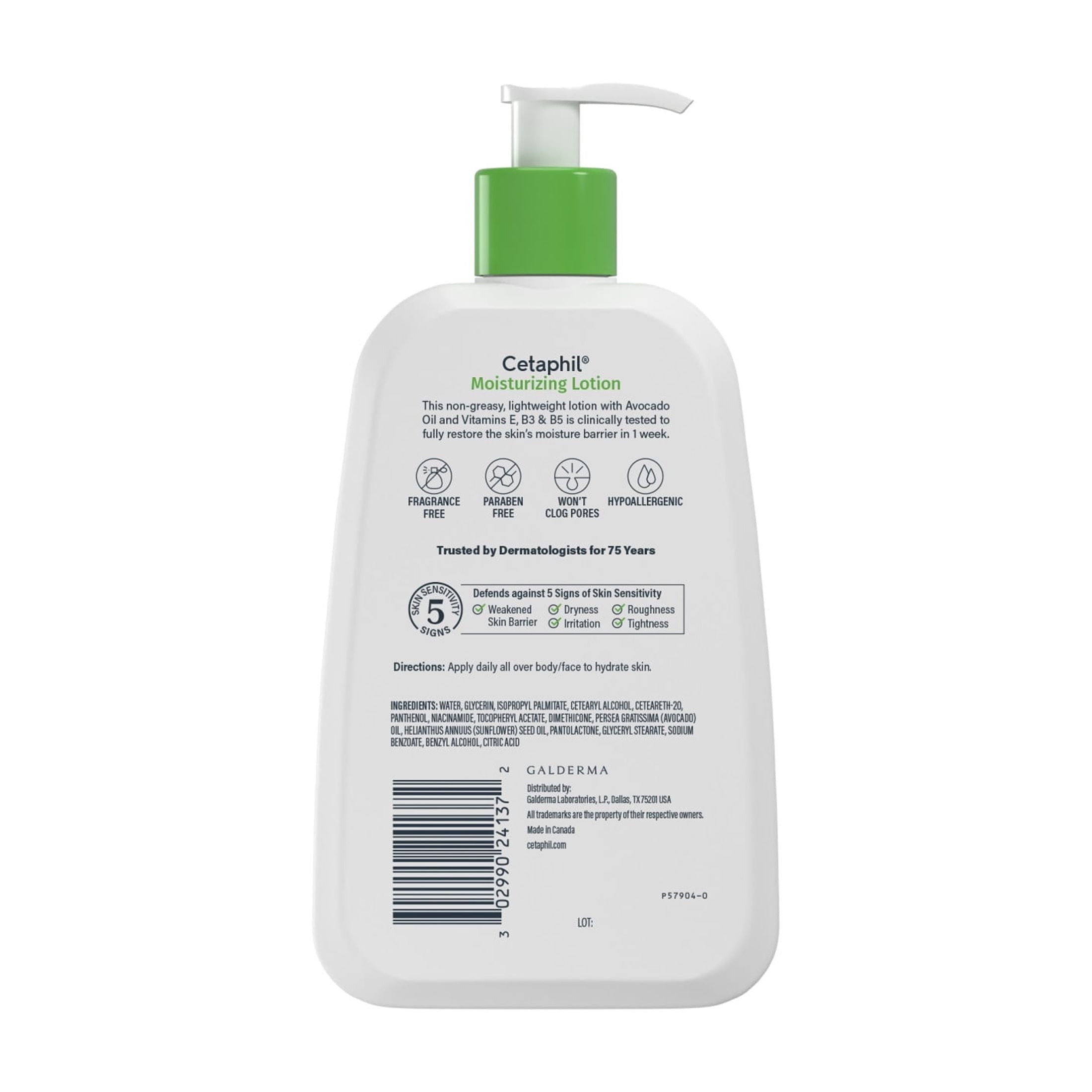 (2 pack) Cetaphil Moisturizing Lotion for Normal to Dry Skin, Hydrating Fragrance Free, 8 fl oz