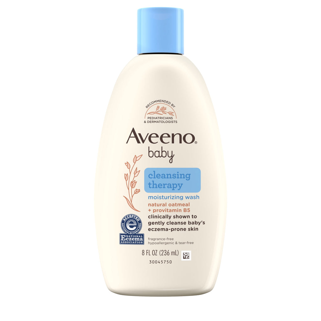Aveeno Baby Eczema Care Kit with Baby Lotion: Wash, Cream & Nighttime Balm, 3 Items