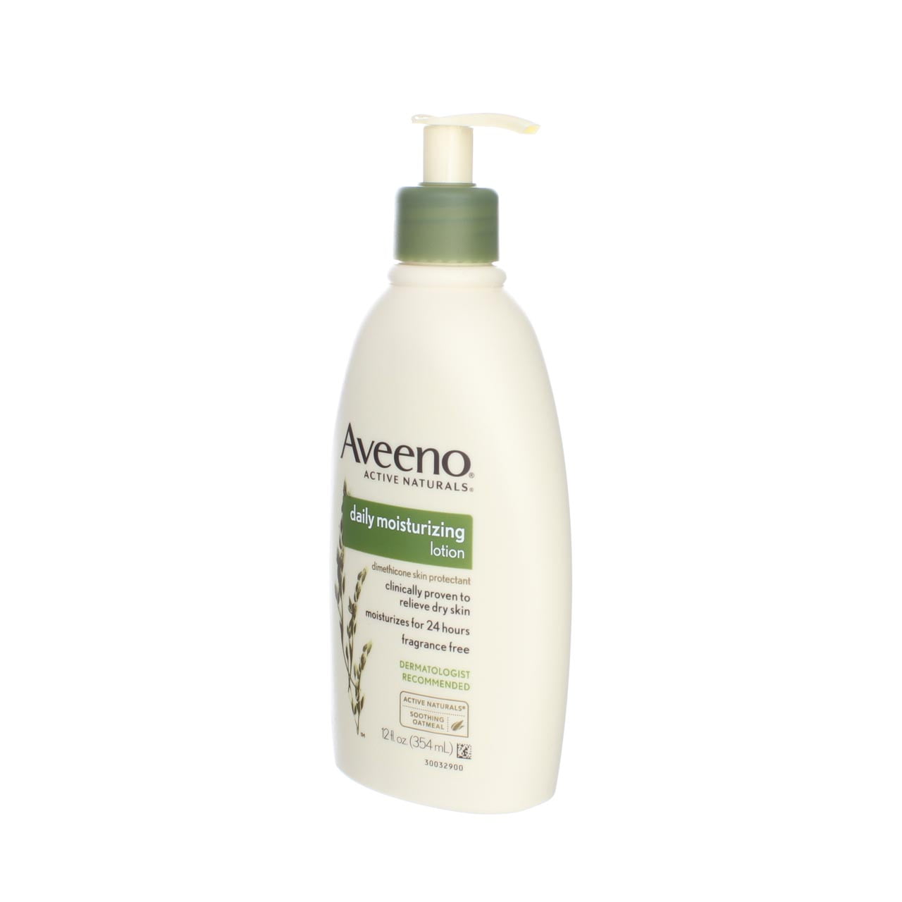 AVEENO Active Naturals Daily Moisturizing Lotion, Fragrance Free 12 oz (Pack of 2)
