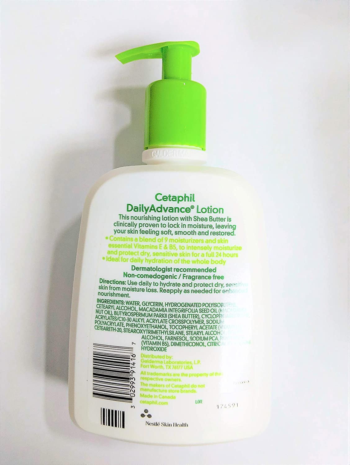 Cetaphil Daily Advance Lotion for Dry & Sensitive Skin, 16 ounces Unit by Cetaphil Beauty