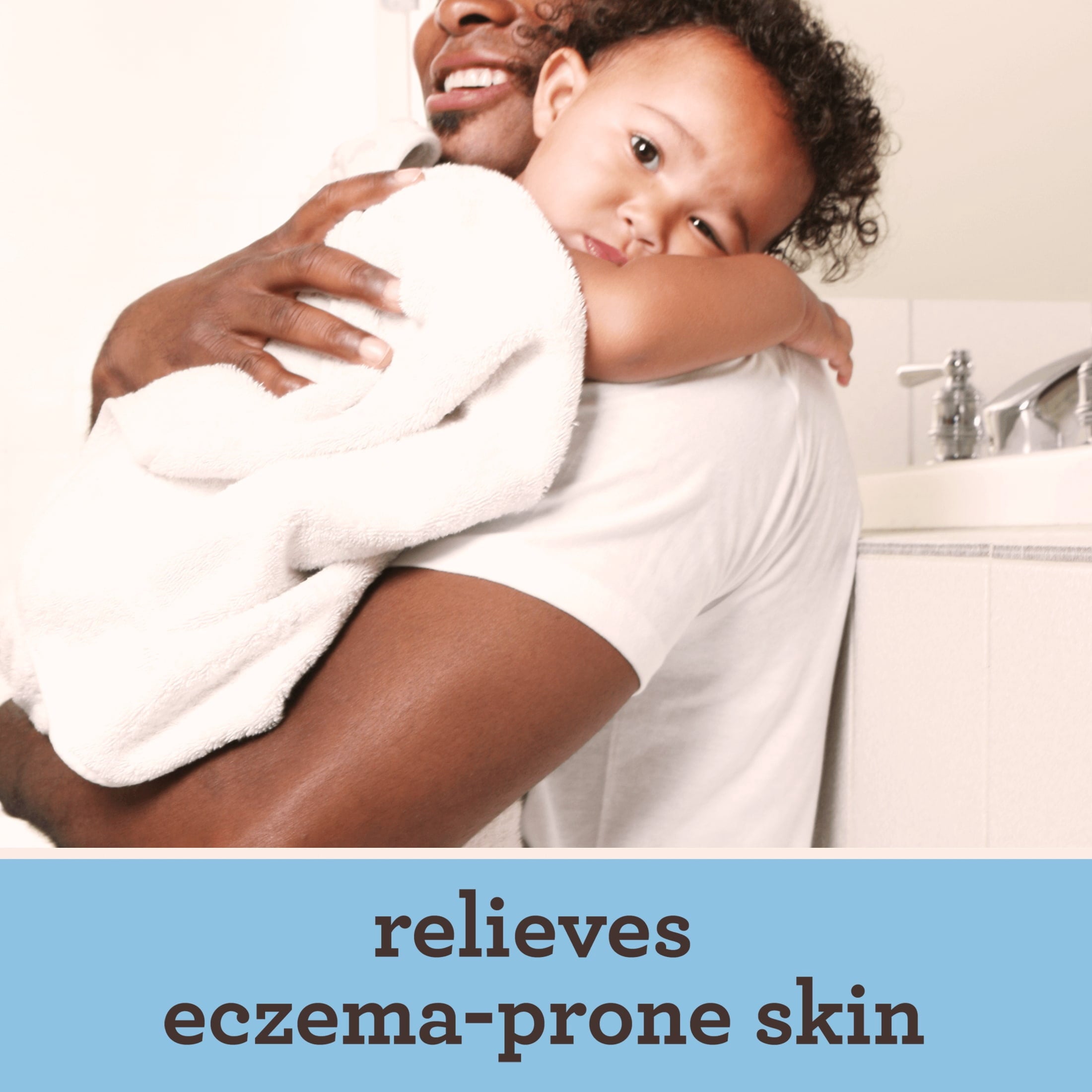 Aveeno Baby Eczema Therapy Moisturizing Cream Body Lotion with Oatmeal, 5 oz