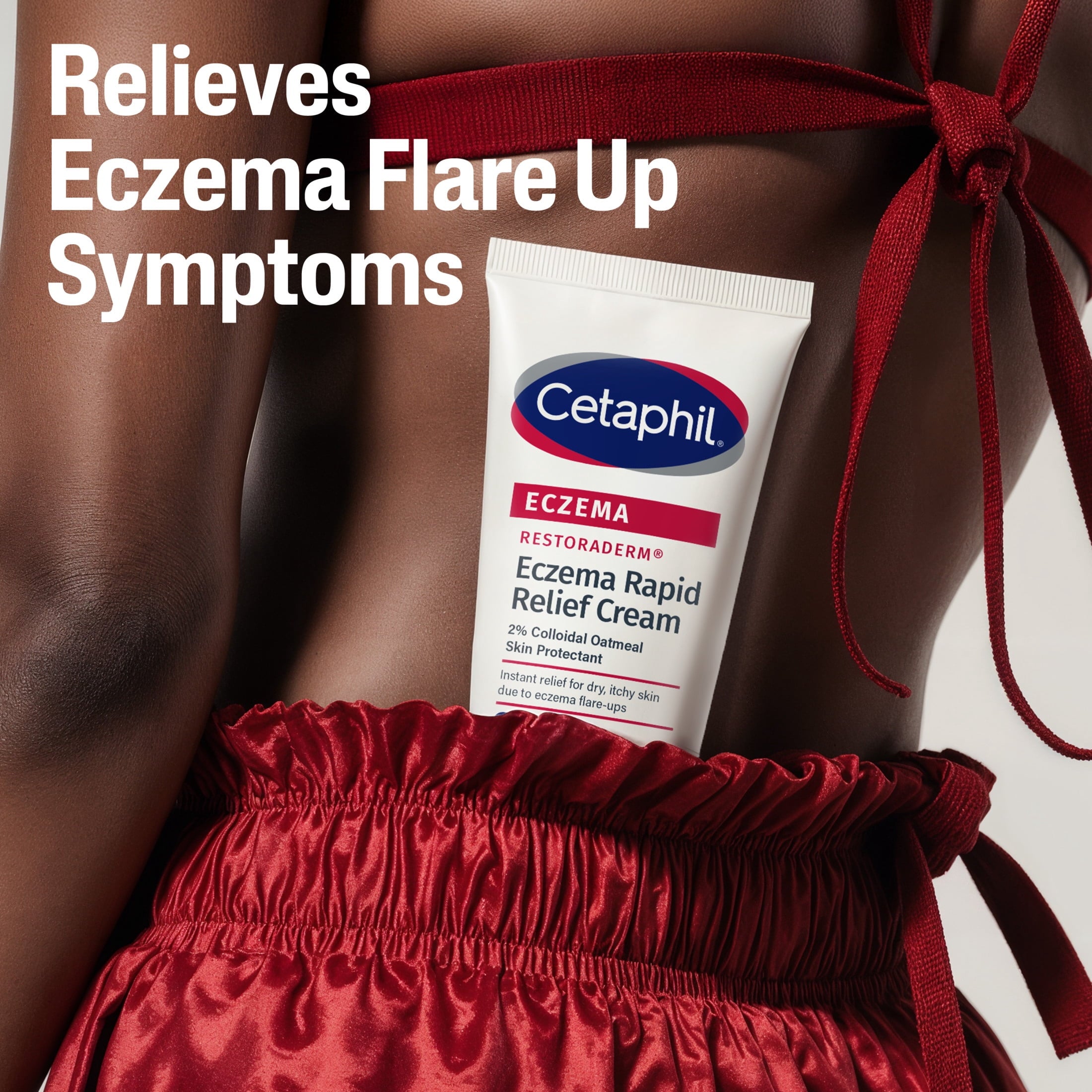 (3 pack) Cetaphil Restoraderm Rapid Relief Cream for Eczema Prone Skin, Unscented, 8 fl oz