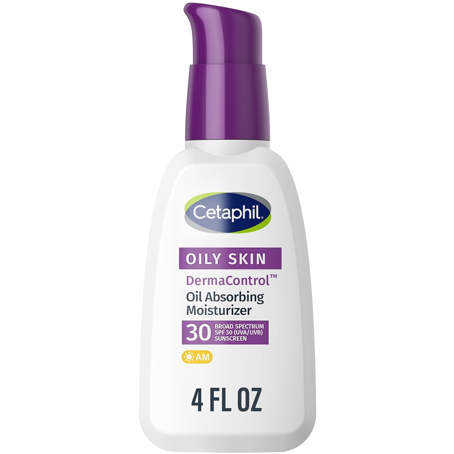 Cetaphil® DermaControl™ Lotion Face Moisturizer , 4fl oz ,SPF 30 (Acne-Prone Skin)