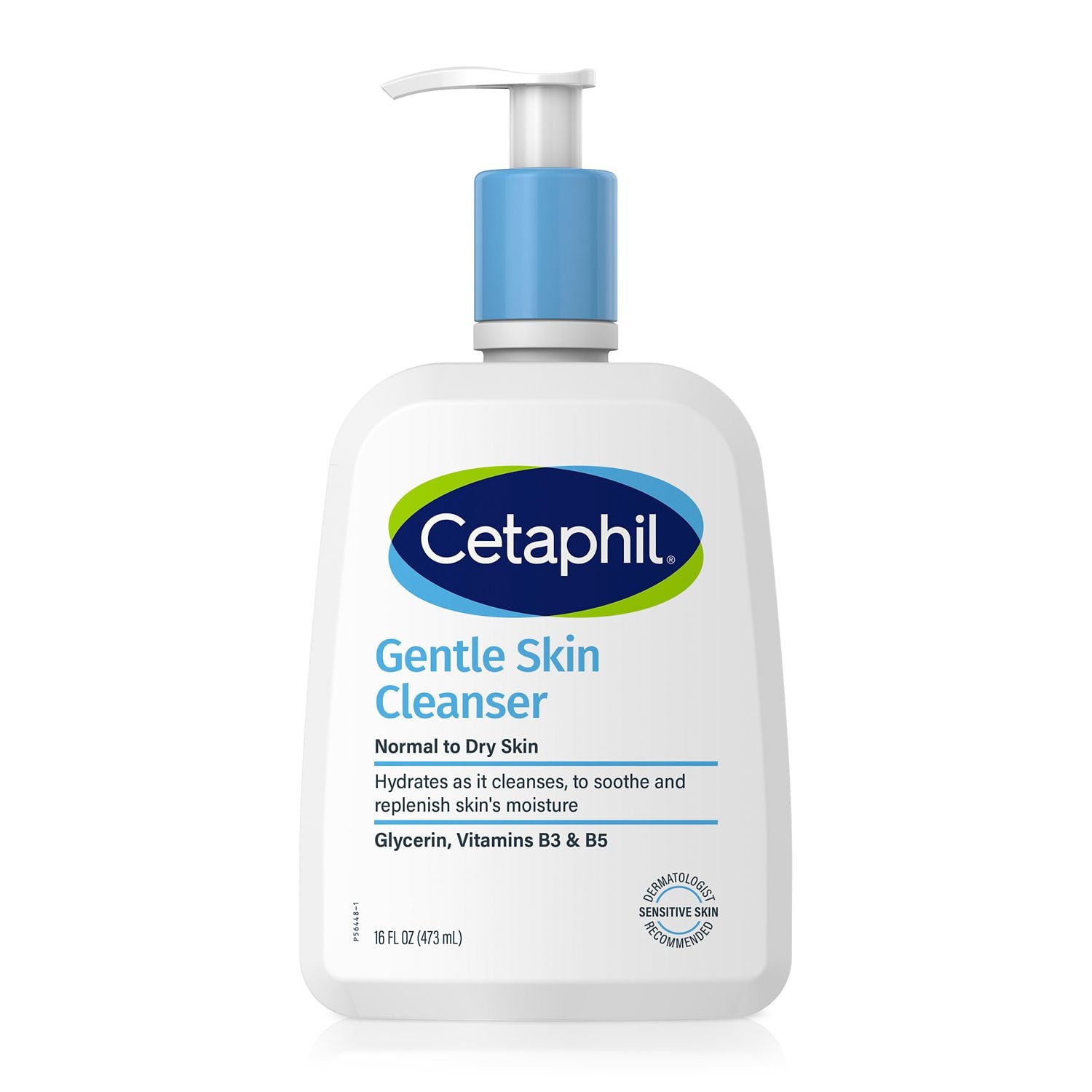 Cetaphil Face Wash, Hydrating Gentle Skin Cleanser for Dry to Normal Sensitive Skin, 16 oz