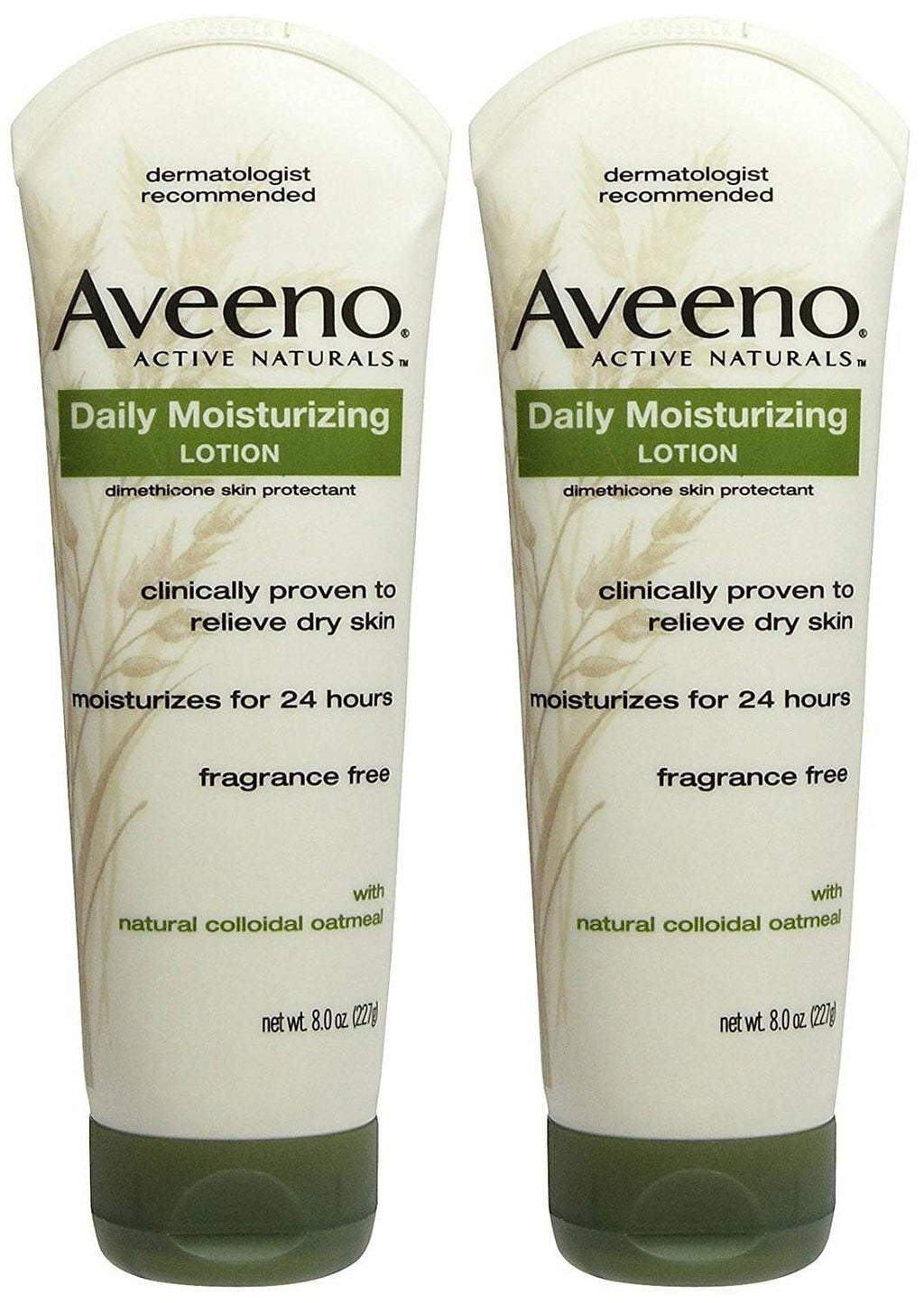 Aveeno Daily Moisturizing Body Lotion w/ Colloidal Oatmeal, 8oz, 2-Pack