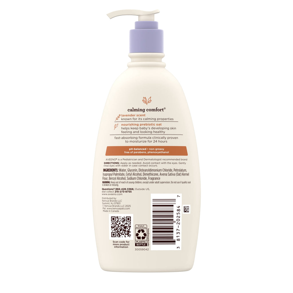 Aveeno Baby Calming Comfort Moisturizing Bedtime Lotion, 12 fl. oz