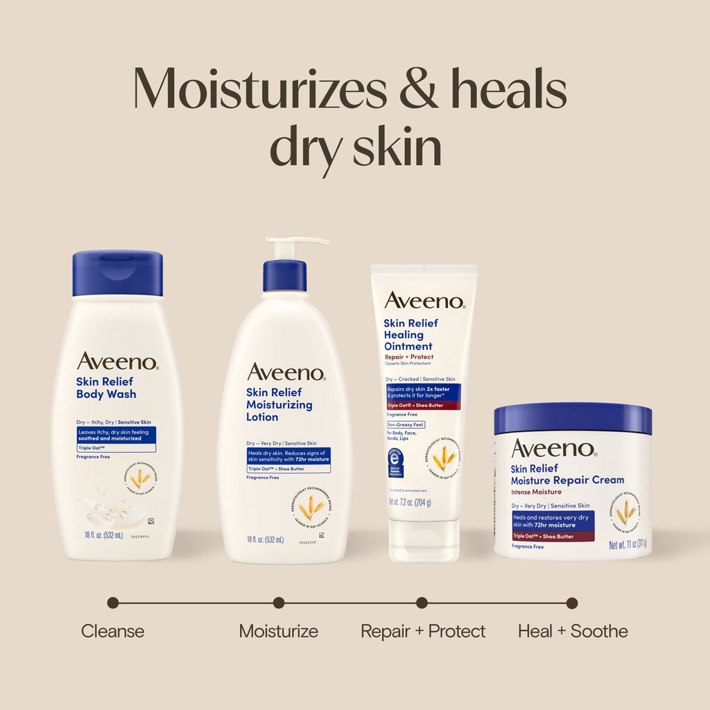 Aveeno Skin Relief Moisturizing Body Lotion, 18 Fl oz