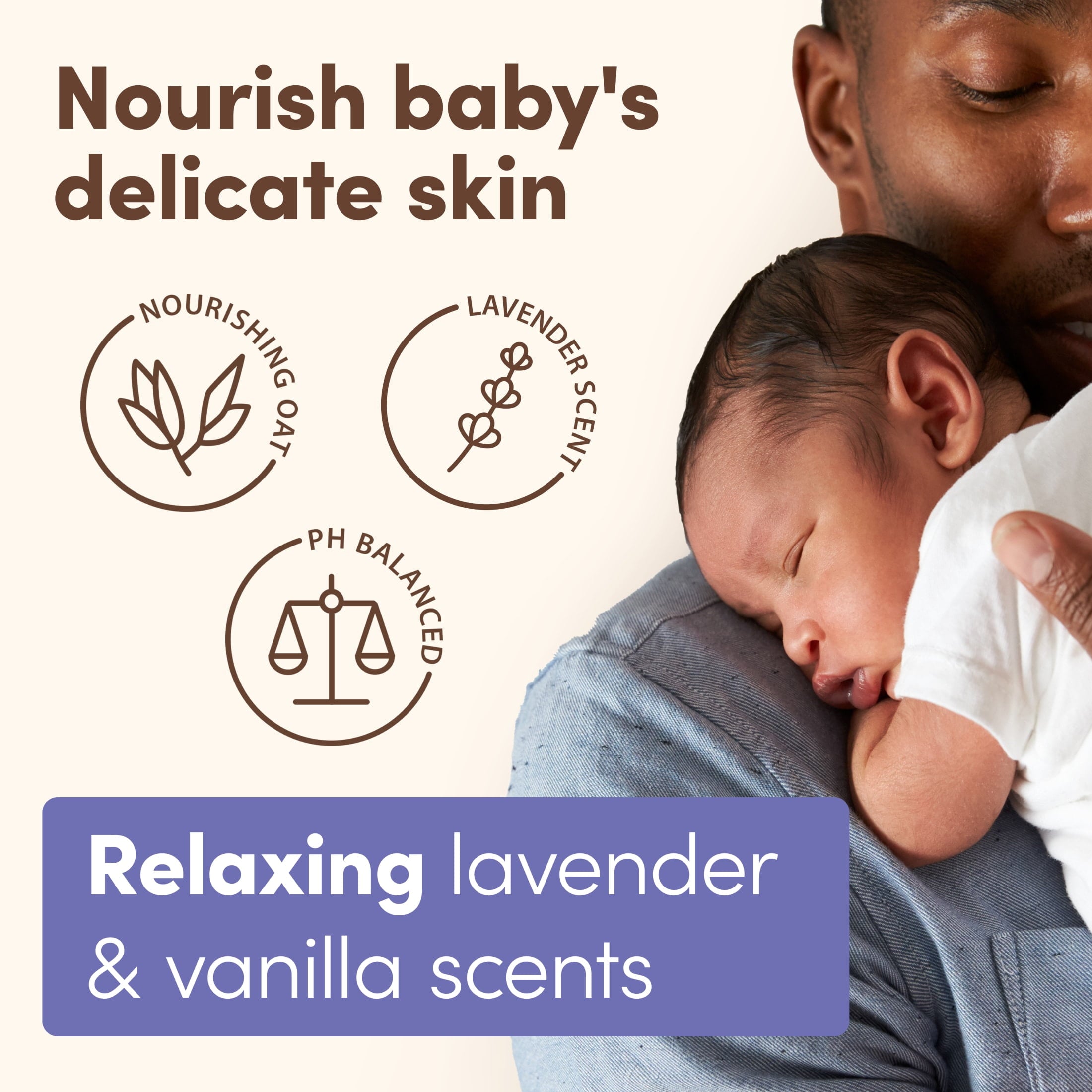 Aveeno Baby Calming Comfort Moisturizing Bedtime Body Lotion for Baby and Toddler, 18 fl oz