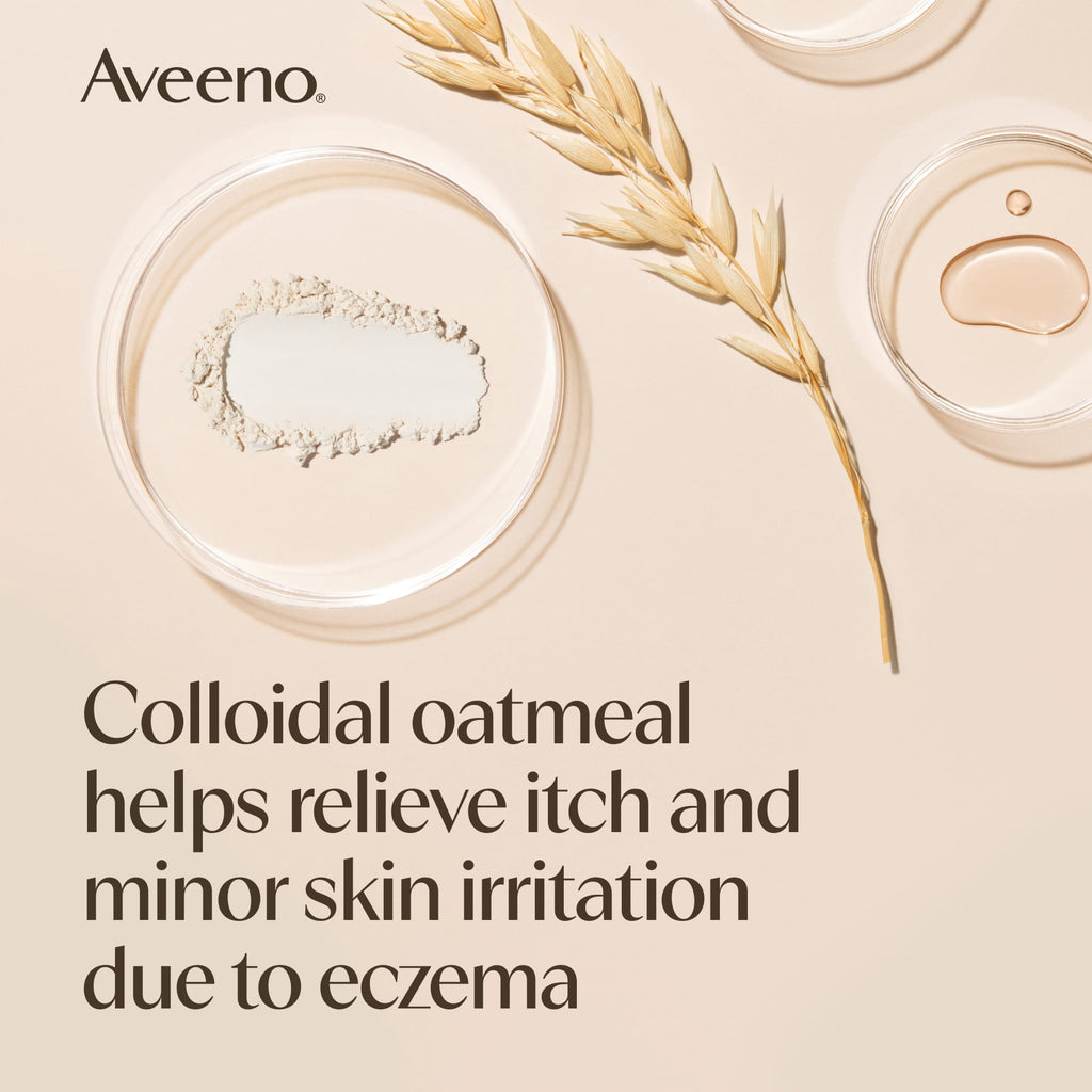 Aveeno Soothing Bath Eczema Treatment, Fragrance Free, 8 Packets